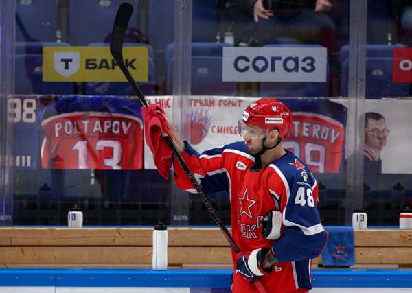 Christian Jaroš počas zápasu CSKA Moskva.