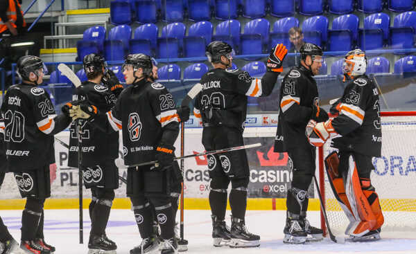 Hokejisti HC Košice v Poprade.