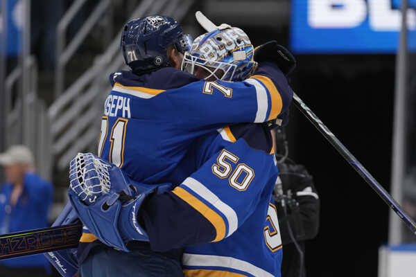 Hráči St. Louis Blues.